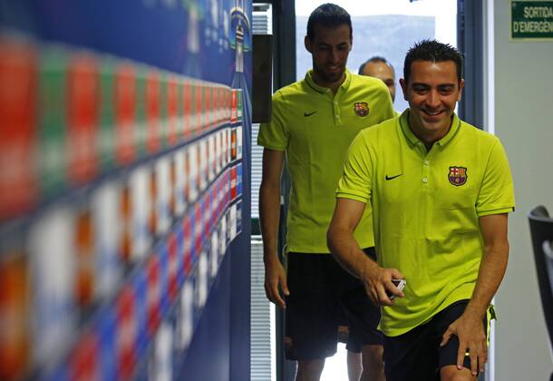 BARCELONA -june 02- SPAIN: Xavi Hernandez in the press conference PK Pressekonferenz after the training before the Champions League final between Juventus. 