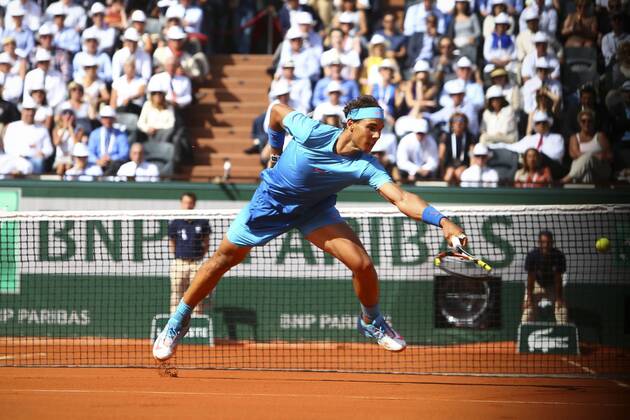 Rafael Nadal (ESP) TENNIS : Roland Garros French Open 03 06 2015 GwendolineLeGoff Panoramic