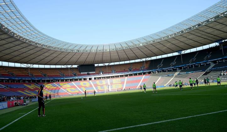 05.06.2015, xjhx, Fussball Champions League, Juventus Turin - FC Barcelona Barca Mediaday, v.l. Olympiastadion Berlin