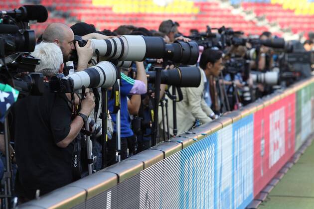 SOCCER - CL, Barcelona vs Turin, preview BERLIN,GERMANY,05.JUN.15 - SOCCER - UEFA Champions League Final, FC Barcelona Barca vs Juventus Turin, preview, final training Juventus Turin. Image shows photographers. GEPAxpictures xMathiasxMandl