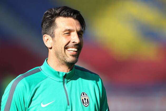 SOCCER - CL, Barcelona vs Turin, preview BERLIN,GERMANY,05.JUN.15 - SOCCER - UEFA Champions League Final, FC Barcelona Barca vs Juventus Turin, preview, final training Juventus Turin. Image shows Gianluigi Buffon (Turin). GEPAxpictures xMathiasxMandl