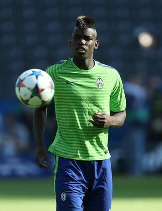 Paul Pogba of Juventus - Training - Juventus vs. Barcelona - Champion s League Final - Olympic Stadium - Berlin - Germany - 05 06 2015 Pic Philip Oldham Sportimage EDITORIAL USE ONLY. No use with unauthorised audio, video, data, fixture lists, club league logos or live services. Online in-match use limited to 120 images, no video emulation. No use in betting, games or single club league player publications.