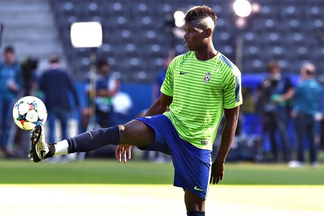 Berlin, 05.06.2015 - Fußball - Training von Juventus Turin vor dem UEFA Champions League Finale 2014 2015 - Paul Pogba 