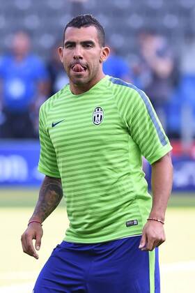Berlin, 05.06.2015 - Fußball - Training von Juventus Turin vor dem UEFA Champions League Finale 2014 2015 - Carlos Tevez 