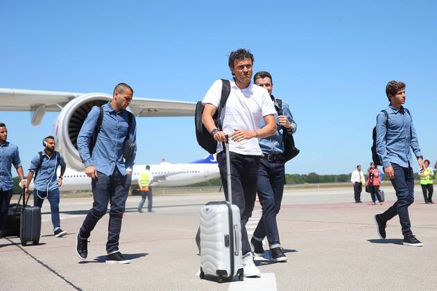 05.06.2015, xfux, Fussball Champions League, Juventus Turin - FC Barcelona Barca Mediaday, v.l. Luis Enrique (Trainer Head Coach FC Barcelona)