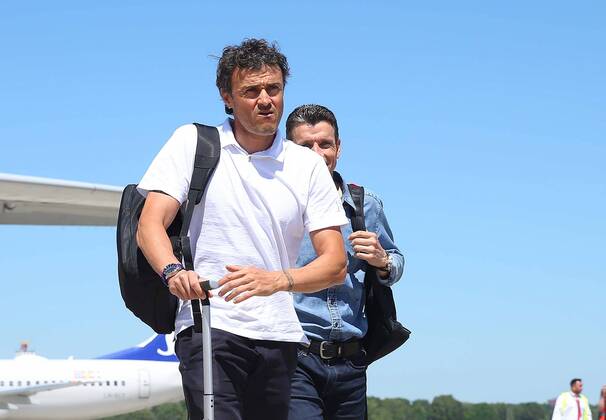 05.06.2015, xfux, Fussball Champions League, Juventus Turin - FC Barcelona Barca Mediaday, v.l. Luis Enrique (Trainer Head Coach FC Barcelona)