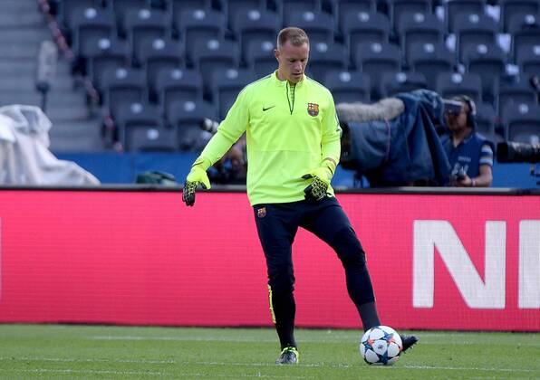 05.06.2015, xjhx, Fussball Champions League, Juventus Turin - FC Barcelona Barca Mediaday, v.l. Marc Andre ter Stegen (FC Barcelona)