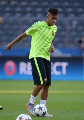 05.06.2015, xjhx, Fussball Champions League, Juventus Turin - FC Barcelona Barca Mediaday, v.l. Neymar (FC Barcelona) FREISTELLER