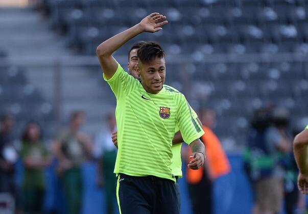 05.06.2015, xjhx, Fussball Champions League, Juventus Turin - FC Barcelona Barca Mediaday, v.l. Neymar (FC Barcelona)