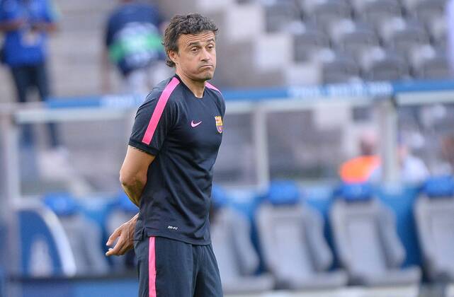 05.06.2015, xjhx, Fussball Champions League, Juventus Turin - FC Barcelona Barca Mediaday, v.l. Luis Enrique (Trainer Head Coach FC Barcelona)