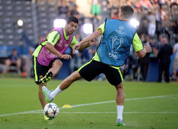 05.06.2015, xjhx, Fussball Champions League, Juventus Turin - FC Barcelona Barca Mediaday, v.l. Sergio Busquets (FC Barcelona)