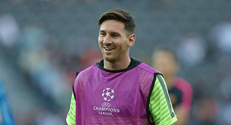05.06.2015, Fussball Champions League Finale 2014 2015 im Oylmpiastadion Berlin, Abschlusstraining FC Barcelona Barca Lionel Messi (FC Barcelona) 