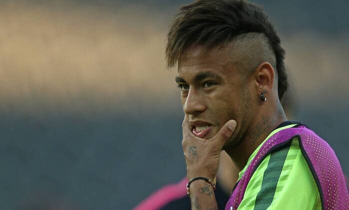 05.06.2015, Fussball Champions League Finale 2014 2015 im Oylmpiastadion Berlin, Abschlusstraining FC Barcelona Barca Neymar (FC Barcelona) 