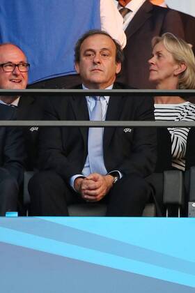 UEFA president Michel Platini waehrend des Champions League Finales zwischen Juventus Turin und dem FC Barcelona Barca am 06.06.2015 im Berliner Olympia Stadion ( Copyright: Schuelerx xEibnerx-xPressefoto