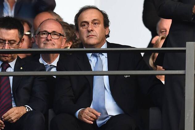 Berlin - Fußball - Champions League Finale Juventus Turin vs. FC Barcelona (Barca) - Michel Platini 