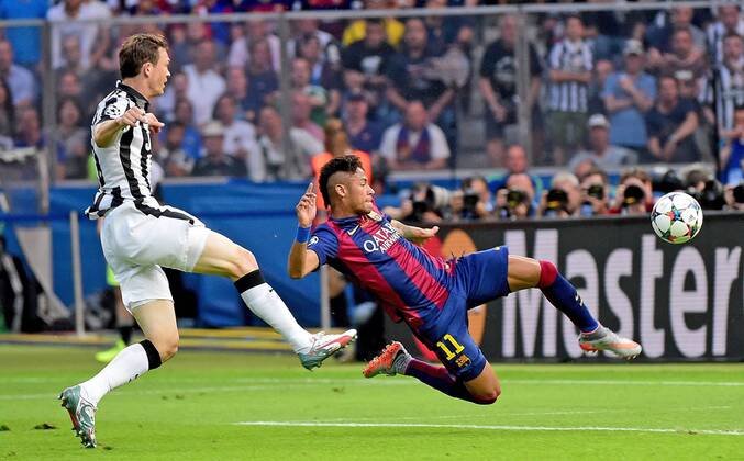 06.06.2015, xjhx, Fussball Champions League, Juventus Turin - FC Barcelona Barca v.l. Neymar (FC Barcelona)