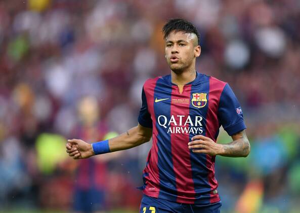FUSSBALL CHAMPIONS LEAGUE FINALE SAISON 2014 2015 Juventus Turin - FC Barcelona Barca 06.06.2015 Neymar (FC Barcelona) 