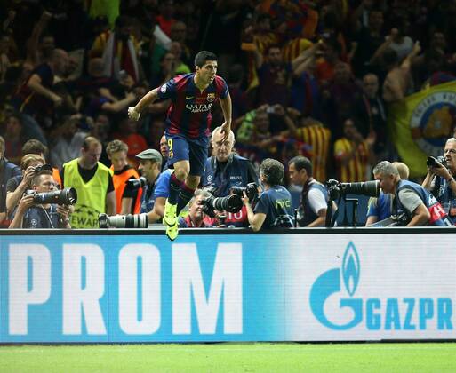 Championsleague Finale: Juventus Turin vs. FC Barcelona Barca Championsleague Finale: Juventus Turin vs. FC Barcelona Luis Alberto Suárez Díaz (Barcelona) freut sich über sein Tor zum 2:1 nphxBratic