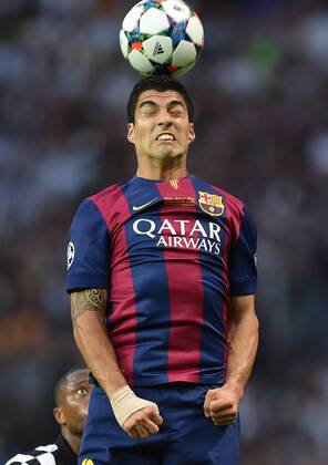 FUSSBALL CHAMPIONS LEAGUE FINALE SAISON 2014 2015 Juventus Turin - FC Barcelona Barca 06.06.2015 Luis Suarez (FC Barcelona) 