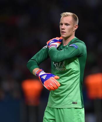 FUSSBALL CHAMPIONS LEAGUE FINALE SAISON 2014 2015 Juventus Turin - FC Barcelona Barca 06.06.2015 Torwart Marc Andre ter Stegen (FC Barcelona) 