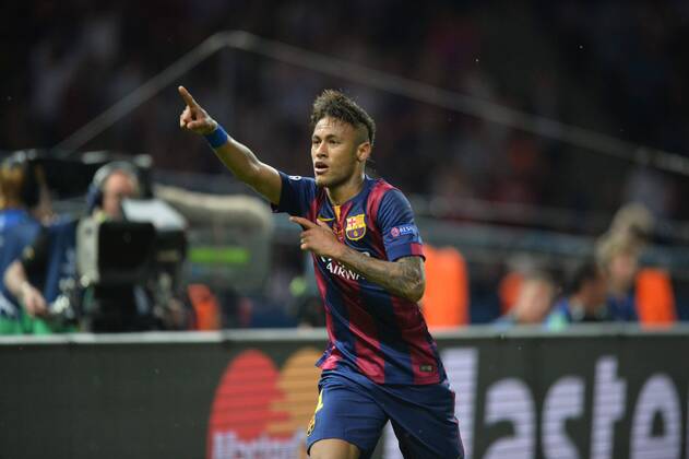 Neymar (bar) - CHAMPIONS LEAGUE: FC Barcelona (Barca) vs Juventus Turin - Finale, Berlin - 06 06 2015 AnthonyBIBARD FEP 