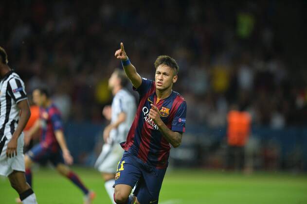 Neymar (bar) - CHAMPIONS LEAGUE: FC Barcelona (Barca) vs Juventus Turin - Finale, Berlin - 06 06 2015 AnthonyBIBARD FEP 