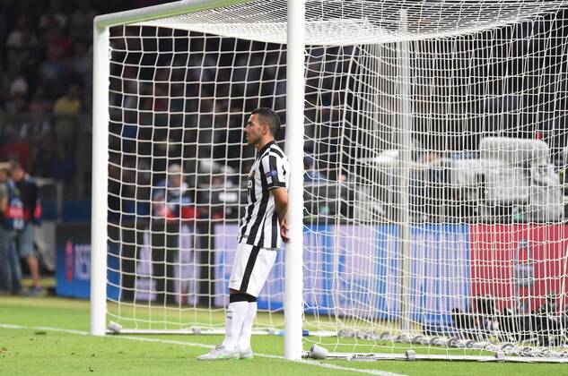 June 5, 2015 - Berlin, Germany - Carlitos Tevez during the final Champions League football match between Barcellona and Juventus at Olympiastadium in ..Berlino, Germany, on June; 6, 2015. Soccer,Final Champions League: Juventus vs Barcellona  - ZUMAn230