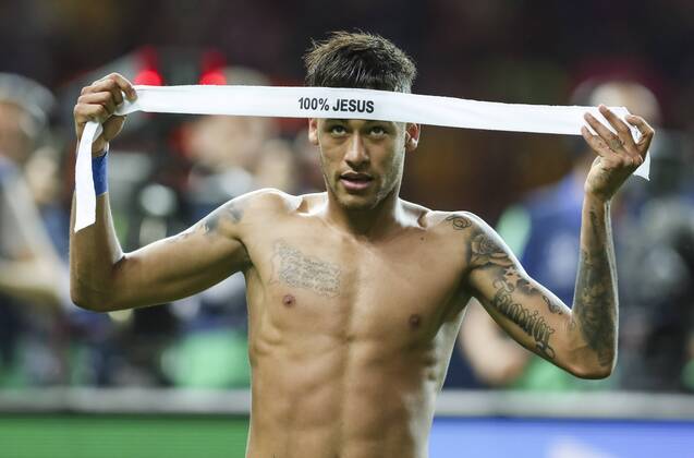 NEYMAR, Barca 11 gestikuliert und gibt Anweisungen, Aktion, Einzelbild, Gestik, Geste, Handbewegung, zeigen, deuten Portrait, Porträt FC Barcelona Barca - JUVENTUS TURIN (3 -1 ) Fussball UEFA Champions League, Finale, im Olympiastadion Berlin, Deutschland am 06.06.2016 CL Saison 2014 2015