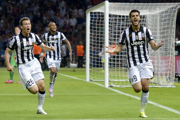 June 6, 2015 - Berlin, - 150606 Juventus Alvaro Morata 1-1 - Champions League Finale, Juventus Turin vs FC Barcelona (Barca).. BILDBYRAN kod JM 87024 News - June 6, 2015  - ZUMAb138