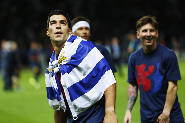 Luis Suarez (Barcelona), JUNE 6, 2015 - Football : UEFA Champions League Final match between Juventus 1-3 FC Barcelona Barca at the Olympiastadion in Berlin, Germany. Noxthirdxpartyxsales  (oqma016727)