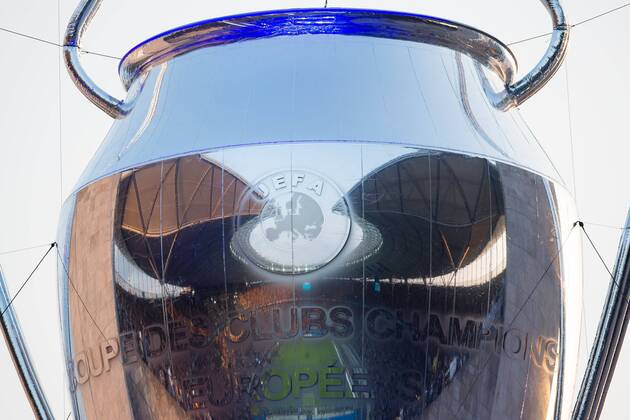 Samstag 06.06.2015, Fussball, Saison 2014 2015, UEFA Champions League Finale 2015 in Berlin, Juventus Turin - FC Barcelona Barca 1:3, Der Champions League Pokal DeFodi001