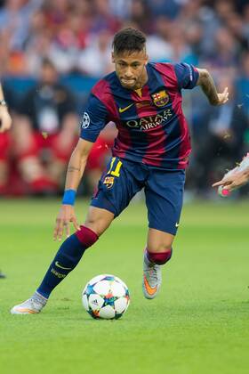 Samstag 06.06.2015, Fussball, Saison 2014 2015, UEFA Champions League Finale 2015 in Berlin, Juventus Turin - FC Barcelona Barca 1:3, Neymar (Barcelona) DeFodi001