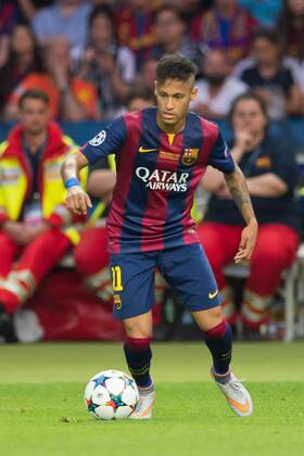Samstag 06.06.2015, Fussball, Saison 2014 2015, UEFA Champions League Finale 2015 in Berlin, Juventus Turin - FC Barcelona Barca 1:3, Neymar (Barcelona) DeFodi001