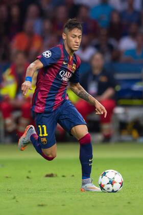 Samstag 06.06.2015, Fussball, Saison 2014 2015, UEFA Champions League Finale 2015 in Berlin, Juventus Turin - FC Barcelona Barca 1:3, Neymar (Barcelona) DeFodi001