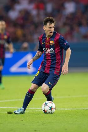 Samstag 06.06.2015, Fussball, Saison 2014 2015, UEFA Champions League Finale 2015 in Berlin, Juventus Turin - FC Barcelona Barca 1:3, Lionel Messi (Barcelona) DeFodi001