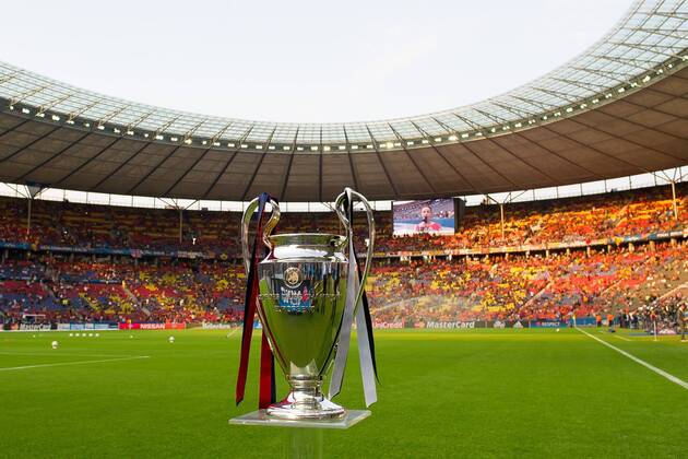 Samstag 06.06.2015, Fussball, Saison 2014 2015, UEFA Champions League Finale 2015 in Berlin, Juventus Turin - FC Barcelona Barca 1:3, Der Champions League Pokal DeFodi001