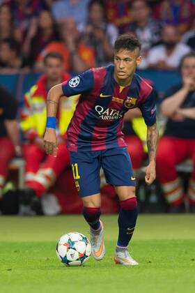 Samstag 06.06.2015, Fussball, Saison 2014 2015, UEFA Champions League Finale 2015 in Berlin, Juventus Turin - FC Barcelona Barca 1:3, Neymar (Barcelona) DeFodi001