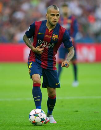 Fussball Berlin Olympiastadion 06.06.2015 UEFA CHAMPIONS LEAGUE FINALE Juventus Turin ITA geg FC Barcelona Barca ESP 1 : 3 FC Barcelona CHAMPIONS LEAGUE Gewinner 2015 DANI ALVES da Silva Barca 22
