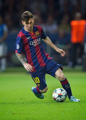 Fussball Berlin Olympiastadion 06.06.2015 UEFA CHAMPIONS LEAGUE FINALE Juventus Turin ITA geg FC Barcelona Barca ESP 1 : 3 FC Barcelona CHAMPIONS LEAGUE Gewinner 2015 Lionel Andres MESSI Barca 10
