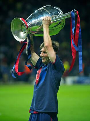 Aktuell Fußball, FC Barcelona gewinnt die Champions League Fussball Berlin Olympiastadion 06.06.2015 UEFA CHAMPIONS LEAGUE FINALE Juventus Turin ITA geg FC Barcelona Barca ESP 1 : 3 FC Barcelona CHAMPIONS LEAGUE Gewinner 2015 Lionel Andres MESSI Barca 10