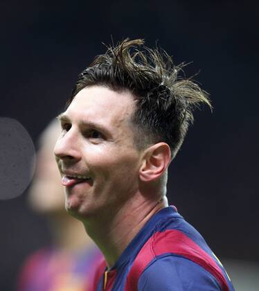 Lionel Messi (Barcelona), freut sich nach dem Spiel Juventus Turin FC Barcelona Barca UEFA Champions League, Finale, final match, 2014 2015, Fußball, Fussball, soccer, Herren, Maenner, Männer, Deutschland, Germany, Ergebnis 1:3 Berlin, 6.6.2015 Olympiastadion