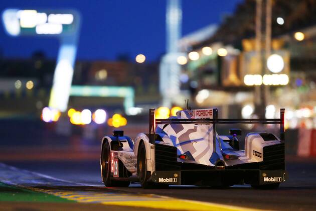Motorsports: FIA WEC 2015: 24 Heures du Mans, Porsche 919 Hybrid, Porsche Team: Nico Huelkenberg, Earl Bamber, Nick Tandy xHOCHxZWEIx