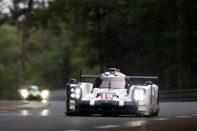 Motorsports: FIA WEC 2015: 24 Heures du Mans, Porsche 919 Hybrid, Porsche Team: Nico Huelkenberg, Earl Bamber, Nick Tandy xHOCHxZWEIx