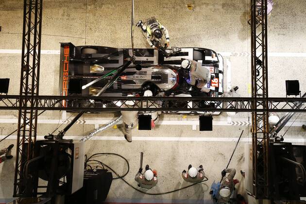 Motorsports: FIA WEC 2015: 24 Heures du Mans, Porsche 919 Hybrid, Porsche Team: Romain Dumas, Neel Jani, Marc Lieb xHOCHxZWEIx