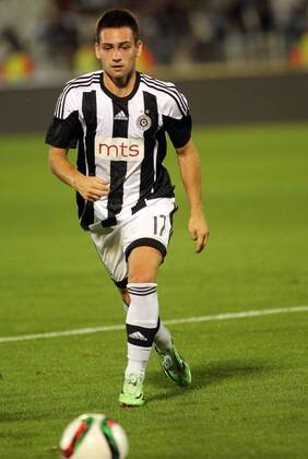 14.07.2015 Belgrade(Serbia) FK Partizan-FC Dila Gori UEFA Champions League qualifyng 2nd leg men s football Andrija Zivkovic FK Partizan : 