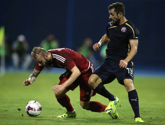 Qualification for the Champions League second qualifying round, GNK Dinamo - CF Fola Esch 15.07.2015., Croatia, Maksimir Stadium, Zagreb - Qualification for the Champions League second qualifying round, GNK Dinamo - CF Fola Esch. Goncalo Santos.  MarkoxLukunic PIXSELL