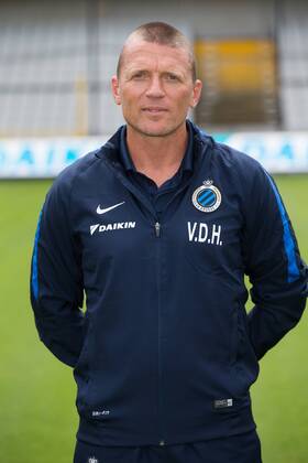 - BRUGGE, BELGIUM: Club s assistant coach Stephan Van der Heyden poses for the photographer during the 2015-2016 season photo shoot of Belgian first league soccer team Club Brugge, Friday 17 July 2015 in Brugge. KURTxDESPLENTER x04666213x