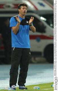 21.07.2015 Skopje(Former Yugoslav Republic Macedonia) FK Vardar-FC Apoel Nicosia UEFA Champions League qualify second leg men s football Domingos Paciencia FC Apoel coach : 