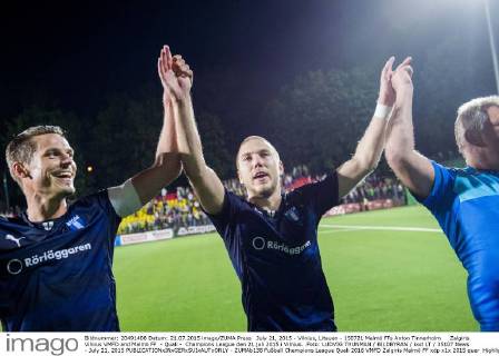 July 21, 2015 - Vilnius, Litauen - 150721 Malmö FFs Anton Tinnerholm Zalgiris Vilnius VMFD and Malmö FF - Quali - Champions League den 21 juli 2015 i Vilnius. .Foto: LUDVIG THUNMAN BILDBYRAN kod LT 35107 News - July 21, 2015  - ZUMAb138