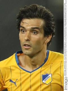 21.07.2015 Skopje(Former Yugoslav Republic Macedonia) FK Vardar-FC Apoel Nicosia UEFA Champions League qualify second leg men s football Nuno Morais FC Apoel portrait photo : 